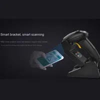 Lecteur de codes-barres 1D Newland HR52 avec lumière laser 2D filaire/sans fil pour la numérisation USB et la logistique