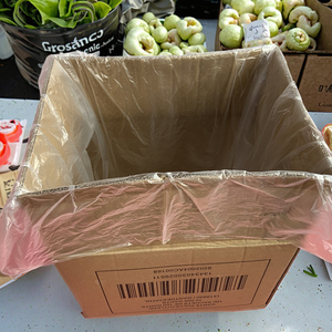 Bolsa Perforada Impresa Personalizada, Bolsa Perforada para Forro de Cajas, Bolsa Perforada para Frutas y Verduras, Plátano, Cereza - Product Image 2