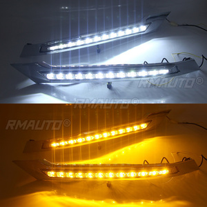 ไฟเดย์ไลท์ LED DRL แบบไดนามิก 2 ชิ้น พร้อมไฟเลี้ยวในตัว สำหรับ Toyota Vellfire ปี 2008-2015 อุปกรณ์ตกแต่งรถยนต์ - Product Image 6