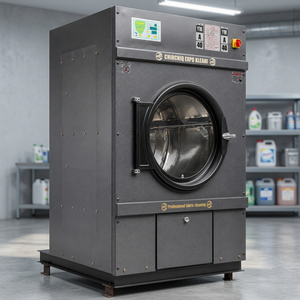 Sèche-linge électrique commercial entièrement automatique à nettoyage automatique 35 kg 380 V triphasé pour usage en hôtel et en usine - Product Image 3