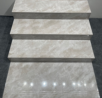 Tout nouveau carrelage en marbre escalier antibactérien étanche résistant au feu caractéristiques pour immeubles de bureaux hôpitaux Villas