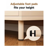 Étagère à chaussures à 4 niveaux Console d'entrée Table en bois Organisateur de chaussures avec étagères pour le salon Couloir Chambre à coucher