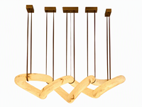 Lustre suspendu moderne en marbre naturel espagnol, cuivre et or, avec télécommande 360°, économie d'énergie, luxe, pour villa et salon