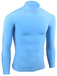 <b>Men's</b> Breathable Compression T-<b>Shirt</b> Casual Gym Fitness Wear for Running & Cycling <b>Collarless</b> Design - Product Image 2