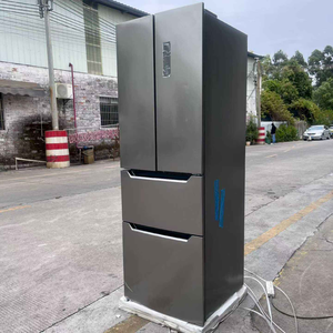 Refrigerador Francés de 4 Puertas de Gran Capacidad, 325 Litros, Acero Inoxidable, Sin Escarcha, Control Inteligente, Clase de Eficiencia Energética - Product Image 1