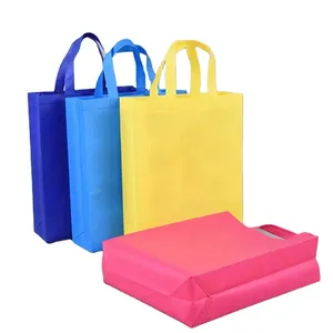 Custom Reusable Foldable Eco Friendly Fabric Non Woven Tote Bag Non-woven Shopping Bag