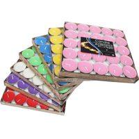 Bougies chauffe-plat sans fumée en cire végétale de paraffine pour aromathérapie, vente en gros du fabricant, pour décoration d'anniversaire et de mariage, lot de 50