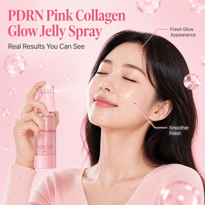 Face Makeup Vegan PDRN Collagen Pink Jelly Mist Serum 2 in 1 Glow Spray 30ml Glow-Boosting Fresh 30ML Moisturizing Long Lasting - Product Image 1