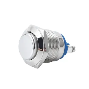 19mm 3 Pin Momentary/Latching Electrical Stainless Steel Power Special Water Proof Push Button Switch