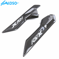 AKOSO 3K accessoires de moto en fibre de carbone entièrement secs repose-pieds panneaux latéraux housses de garniture latérales pour Honda XADV 750 2017 2018 2019