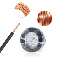 Câble CHAKIRA BV 6 mm², câble électrique en cuivre isolé / câble domestique, fil de cuivre monobrin