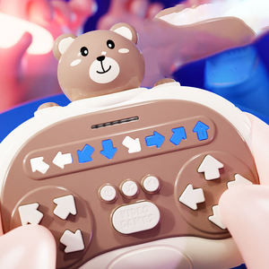 Kids <b>Electronic</b> Handheld <b>Game</b> Player Rhythm Master Dance Machine Educational Toys Bear Portable Gaming Console <b>Game</b> for Toddler - Product Image 6