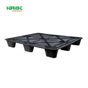 Palette logistique en fibre de bambou écologique et durable, style euro, simple face, en plastique, pour entrepôt, à prix abordable - Product Image 1