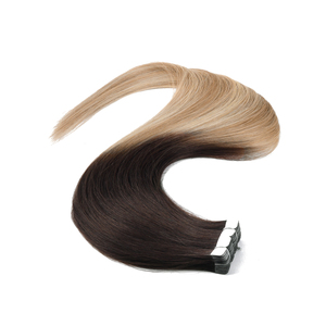 K.SWIGS Extensiones de Cabello Adhesivas de 24 Pulgadas, Cabello Chino 100% Remy Liso, Doble Trama, Cinta Adhesiva M, Trama Única - Product Image 2