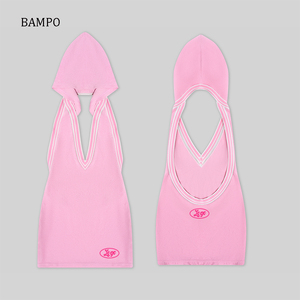2025 nuovi arrivi abbigliamento donna personalizzato Logo asciugamano in tessuto Backshot <span class=keywords><strong>Mini</strong></span> abito con cappuccio abbigliamento estivo per donna - Product Image 2