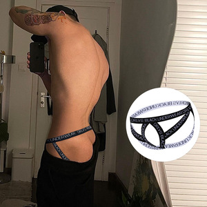 Nouveau produit transfrontalier : Sous-vêtement string pour <span class=keywords><strong>homme</strong></span>, respirant, <span class=keywords><strong>sexy</strong></span>, en nylon et coton, antibactérien, sculptant le corps, Shantou - Product Image 2