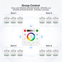 Nouveau Style App Control À Distance SPI Adressable Led Contrôleur Rgbic Light Led Contrôleur Avec CE Rohs FCC