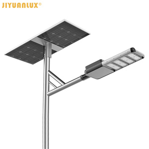 Barato al aire libre industrial IP67 30W 60W 80W dividido todo en dos farola solar precio con poste - Product Image 3