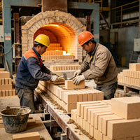 Brique Réfractaire Corindon-Mullite Premium Huaqing Shandong, Fourniture d'Usine, Al2O3 85%, Densité 2.95, Réfractarité 1750°C Ultra