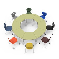 Table d'étude haute hauteur d'école réglable adulte table d'étude chaise pour école de formation
