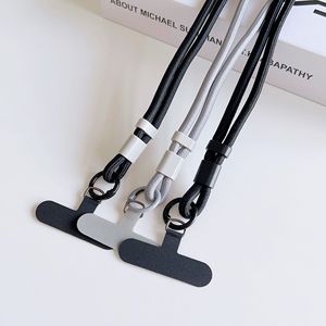 Sangle <span class=keywords><strong>de</strong></span> lanière <span class=keywords><strong>de</strong></span> téléphone portable en corde d'épaule réglable universelle avec patch d'attache <span class=keywords><strong>de</strong></span> téléphone - Product Image 2