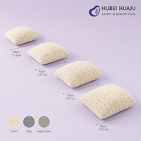 Coussin décoratif en chenille tricotée épaisse de style nordique, coussin de canapé doux fait à la main pour le salon, la chambre à coucher, soutien confortable