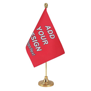 Banderas de Croacia de Sobremesa Mini, Kit Portátil, Forma de Lágrima y Rectángulo, para Exhibición en Ferias Comerciales, Publicidad en Escritorio - Product Image 4