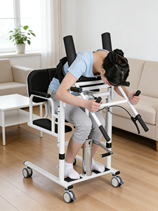 Peralatan Rehabilitasi Medis Perawatan Rumah Grosir Pabrik Kursi Angkat Transfer Hidrolik dengan Bukaan Toilet - Product Image 5