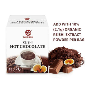 GANOHERB Hot Chocolate Mushroom <span class=keywords><strong>Ganoderma</strong></span> Powder <span class=keywords><strong>3</strong></span> <span class=keywords><strong>en</strong></span> <span class=keywords><strong>1</strong></span> Café instantáneo Café Etiqueta privada Mezcla de café - Product Image 2