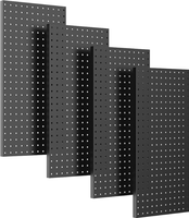 Organisateur mural en métal personnalisable, panneau perforé robuste pour le rangement d'outils