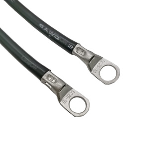 10 AWG Niederspannungs-PVC-Mantel-Batterie-Wechsel richter kabel aus reinem Kupfer mit 1/4 <span class=keywords><strong>3</strong></span>/8 5/18 Lug-Anschluss kabels atz für Automobile - Product Image 3