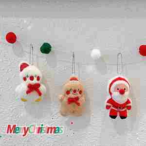Pendentifs en peluche de Noël en gros - Série de poupées de dessin animé mignonnes pour sacs, bijoux et décorations de fêtes - Tendance 2025 à succès - Product Image 4