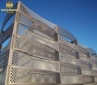 Façades de panneaux perforés en aluminium sur mesure de haute qualité Design moderne pour la décoration extérieure d'hôtel pour les murs rideaux