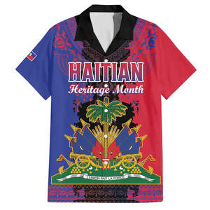 Camisa hawaiana personalizada del Día de la bandera de Haití para que no nos recordemos a nuestros héroes, camisas hawaianas al por mayor a bajo precio para niños - Product Image 3