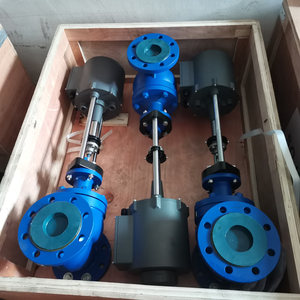 Válvula de control de regulación de una sola plaza con extremo de brida de acero al carbono, 220V CA, con igual porcentaje de apertura - Product Image 2