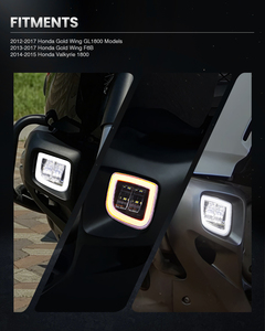 Faro Fendinebbia a LED con Luce di Posizione per Honda Goldwing GL1800 2012-2017, Accessori Goldwing F6B, Faro Fendinebbia Honda <span class=keywords><strong>Valkyrie</strong></span> 1800 - Product Image 6