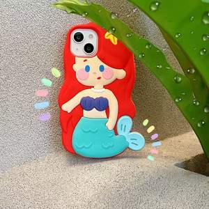 Artoon ilicono 3D ununny ittle Maid ermaid Hone ases o iONE Hone 14 13 12 11 ro - Product Image 3