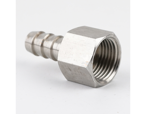 C-Way Hy-Gear Stainless Steel 304 Female BSP <b>Hose</b> Barb Fitting <b>3</b>/<b>4</b>" 13mm Corrosion Resistant <b>Connector</b> for Healthcare/Food - Product Image 2