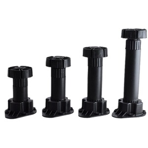 Pieds d'armoire et marchepieds réglables <span class=keywords><strong>en</strong></span> plastique noir <span class=keywords><strong>de</strong></span> 80 à 100mm par carton Pieds <span class=keywords><strong>de</strong></span> meubles confortables personnalisés pour tables à manger - Product Image 6