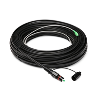 Kabel Patch Fiber Optik Tahan Air Opti-Tap SC/APC G657A2 LSZH Simplex IP68 OD:3.0mm/5.0mm Panjang Sesuai Pesanan, Kompatibel FTTH