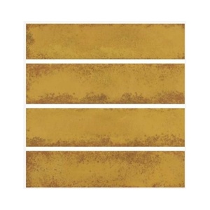 Gốm tàu điện ngầm Gạch Mosaic bức tranh tường phổ biến mộc mạc Matte hoàn thành sứ Sàn Gạch Mosaic tường nghệ thuật màu đen gốm tường gạch - Product Image 2