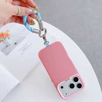 Cordon de voyage anti-perte en polyester noué pour iPhone 17 Pro Max, 15 cm, léger, emballage OEM personnalisé