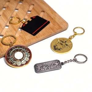 LLavero de metal esmaltado suave con logotipo personalizado 3D 2D aleación de zinc estilo de dibujos animados llavero de sublimación - Product Image 2