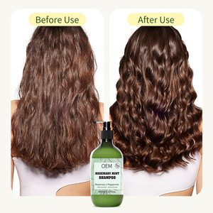 Shampooing à l'huile <span class=keywords><strong>de</strong></span> romarin et à la menthe pour réduire la <span class=keywords><strong>chute</strong></span> des <span class=keywords><strong>cheveux</strong></span> <span class=keywords><strong>Produit</strong></span> pour homme et <span class=keywords><strong>femme</strong></span> Vente en gros Bio 480ml - Product Image 5