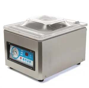 Industrial Vertical Nitrogen Flushing Single Chamber Fruit And Vegetable Fish Egg Cheese Food Vacuum Packing Machine