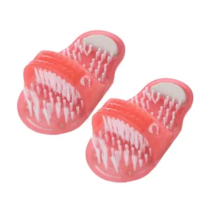 Topwill Health Care Massage Slippers Shower Slipper Callus Remover Foot Cleaner Massage Brush Shoe Feet Shower Foot Scrubber