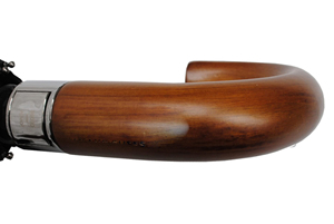 <span class=keywords><strong>Parapluie</strong></span> <span class=keywords><strong>pliant</strong></span> 3 <span class=keywords><strong>de</strong></span> conception d'affaires pour hommes <span class=keywords><strong>haut</strong></span> <span class=keywords><strong>de</strong></span> <span class=keywords><strong>gamme</strong></span> avec manche en bois Crook fort coupe-vent fermeture ouverte automatique pour adultes - Product Image 6