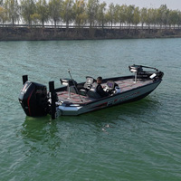 Nouveau bateau de pêche en aluminium soudé certifié Furreo CE Grade D, taille 6x2.4m, 150HP, 3 passagers, prix bas