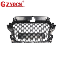 Kit de calandre avant nid d'abeille pour Audi S3 8V RS3 + calandre inférieure solide avec conduits d'air 8V3853651 8V3807682L