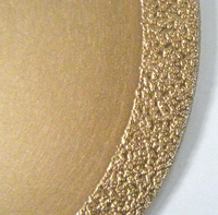 Disques de découpe et de meulage diamantés brasés sous vide, haute dureté, pour marbre, granit, céramique, quartz, sols